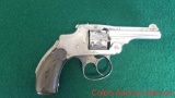 Smith & Wesson safety hammerless 32 caliber handgun. Dated 1890s, lemon squeezer first model, serial