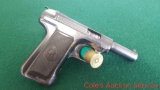 Savage Model 1907 32 caliber handgun. Serial number 228892. 6 1/2 inch overall, 3 and 3/4 inch