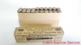 Twenty .25-36-117 Smokeless Central Fire cartridges manufactured by the Union Metallic Cartridge