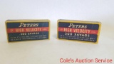 Two boxes of Peter's High Velocity 300 Savage ammunition.