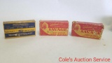 Three boxes of collectors ammunition. 303 Savage and 300 Savage.