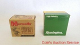 Two boxes of high-quality ammunition. One is Hornady 44 special and the other one is Remington 44