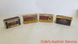Four boxes of collectible 38 caliber ammunition. See photos for details.