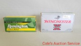 Two boxes of 45-70 ammunition. The Winchester box is -1 round.