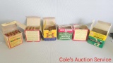 Five boxes of collectible shotgun shells. See photos for details. Includes Winchester Remington