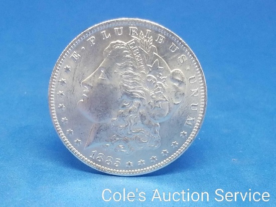 1885-o United States Morgan silver dollar in beautiful condition.