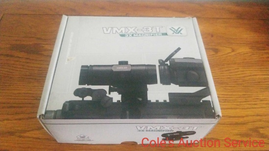 Vmx-3t 3x magnifier designed to add magnification to your red dot scope.features high-quality