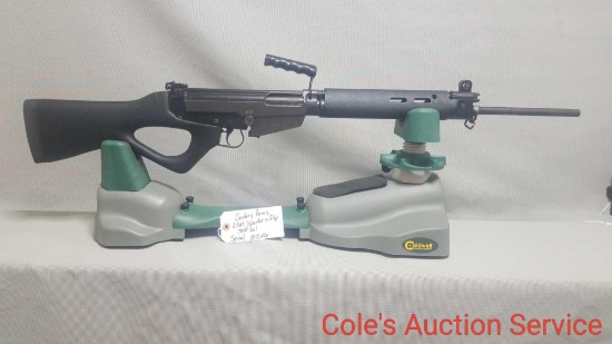Century arms L1A1 308 caliber Sporter rifle in nice condition. Includes three magazines. Serial