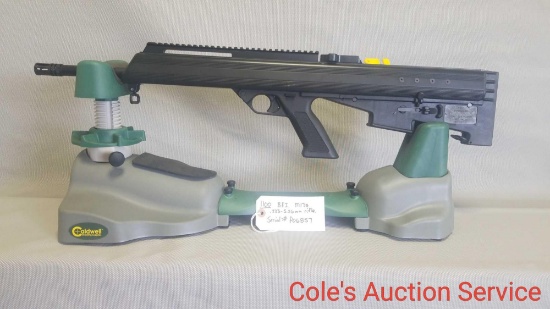 BFI USA M17s rifle. Caliber .223 5.56 mm. Serial number P06857. Appears to be a brand new rifle.