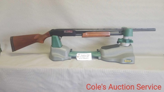 Mossberg 500C 12 gauge shotgun. Extra nice gun that includes vent rib bird barrel, a deer hunting