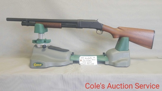 Winchester model 97 12 gauge shotgun that looks to be in excellent condition. Serial number 920169.