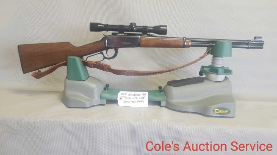 Winchester model 94 30-30 caliber rifle in very nice condition. Serial number 4555994, includes