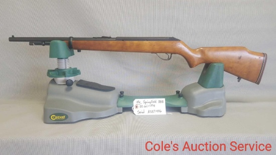 Springfield model 388 22 caliber rifle in Nice condition. Serial number a337496.