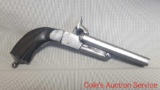 Antique pinfire double-barrel pistol that looks to be in good complete condition. See photos for