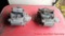 Pair of four barrel Holley carburetors in good condition. One is model 0172, the other is model 1650