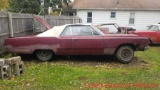 1967 Plymouth Fury convertible for parts or restoration. V8 engine with automatic transmission.