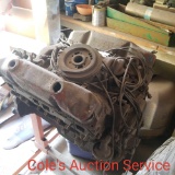 1970s Mopar V8 engine 400 cubic inch. Casting number 4006530.