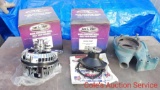 Tuff Stuff chrome alternator Mopar, Tuff Stuff water pump Mopar, and Mopar water pump housing.