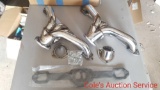 High-quality chrome plated shorty headers for Mopar big block engines.