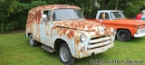 1956 Dodge sedan delivery truck. Solid rolling chassis restoration project from California with