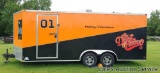 2015 Lark custom 20 ft enclosed trailer in brand new condition. Model number VT8.5x20TA-5200. 8.5 ft