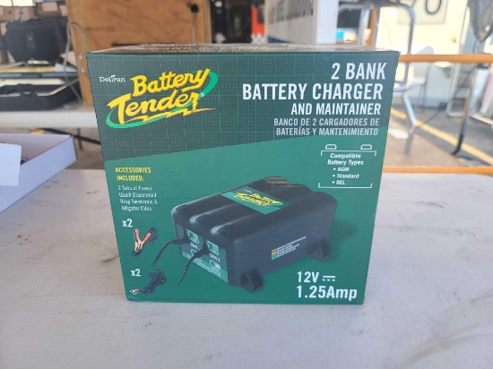 Battery tender 2 Bank Charger brand new.