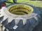 REAR TRACTOR TIRES ON RIMS-(PAIR OF)