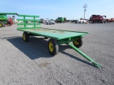 HAY RACK WAGON ON EZ TRAIL GEAR