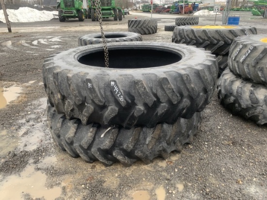 2 TRACTOR TIRES 480-80R46