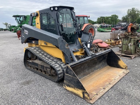 2018 JD 333G TRACK SKIDSTEER #1T0333GMKJF324772