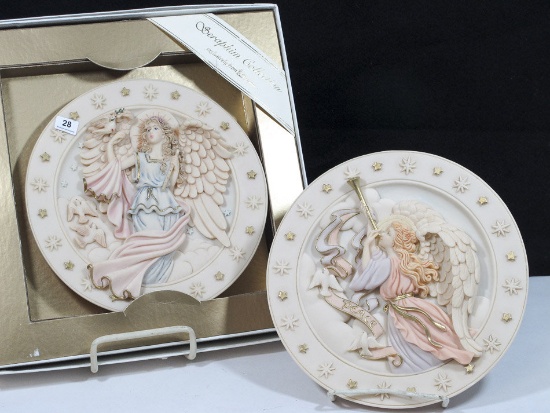 Lot of Two Seraphim Collection Plates