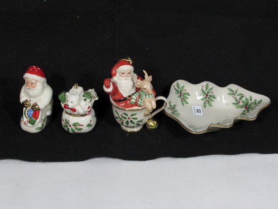 Lot of Four Assorted Lenox China Items