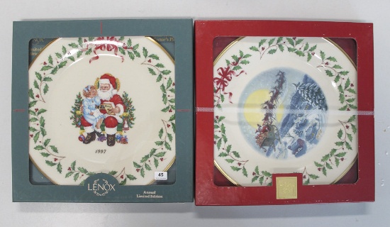 Lenox Limited Ed Christmas Plates 7, 12