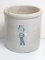 5 Gallon Blue Ribbon Brand Crock Jar