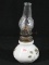 Antique Milk Glass Miniature Lamp
