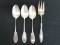 4 Pcs Assorted Sterling Silver Flatware