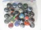 Lot of 25 Glass Shooter Size Marbles