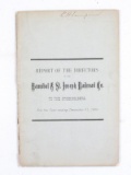 1882 Hannibal & St. Joseph RR Report