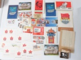 Lot of Russian/USSR Stamps, Postcards