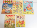 Lot of 5 Paper Doll Books