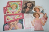 Lot of Shirley Temple Cut-Out Dolls