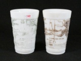 Lot of 2 St. Louis Worlds Fair Tumblers