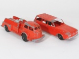 Lot of Two Vintage Hubley Metal Toy Cars