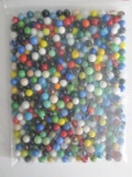 Lot of 500 Opaque Glass Marbles