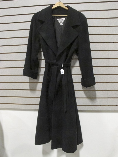 J Percy for Marvin Rickards, Women's Wrap Coat, Black