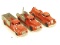 Lot of 3 Hubley Trucks, 7 inches Long