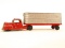 Tootsietoy Truckline Semi Truck, Trailer