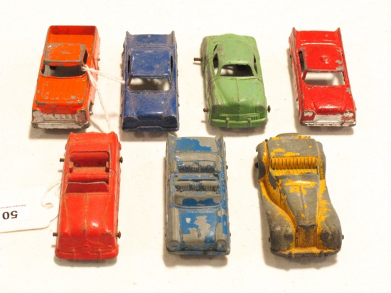 Lot of 7 Tootsietoy 3 Inch Cars