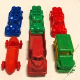 Lot of Six Plastic Toy Cars