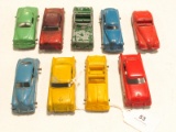 Lot of 9 Tootsietoy Cars, 3 Inch